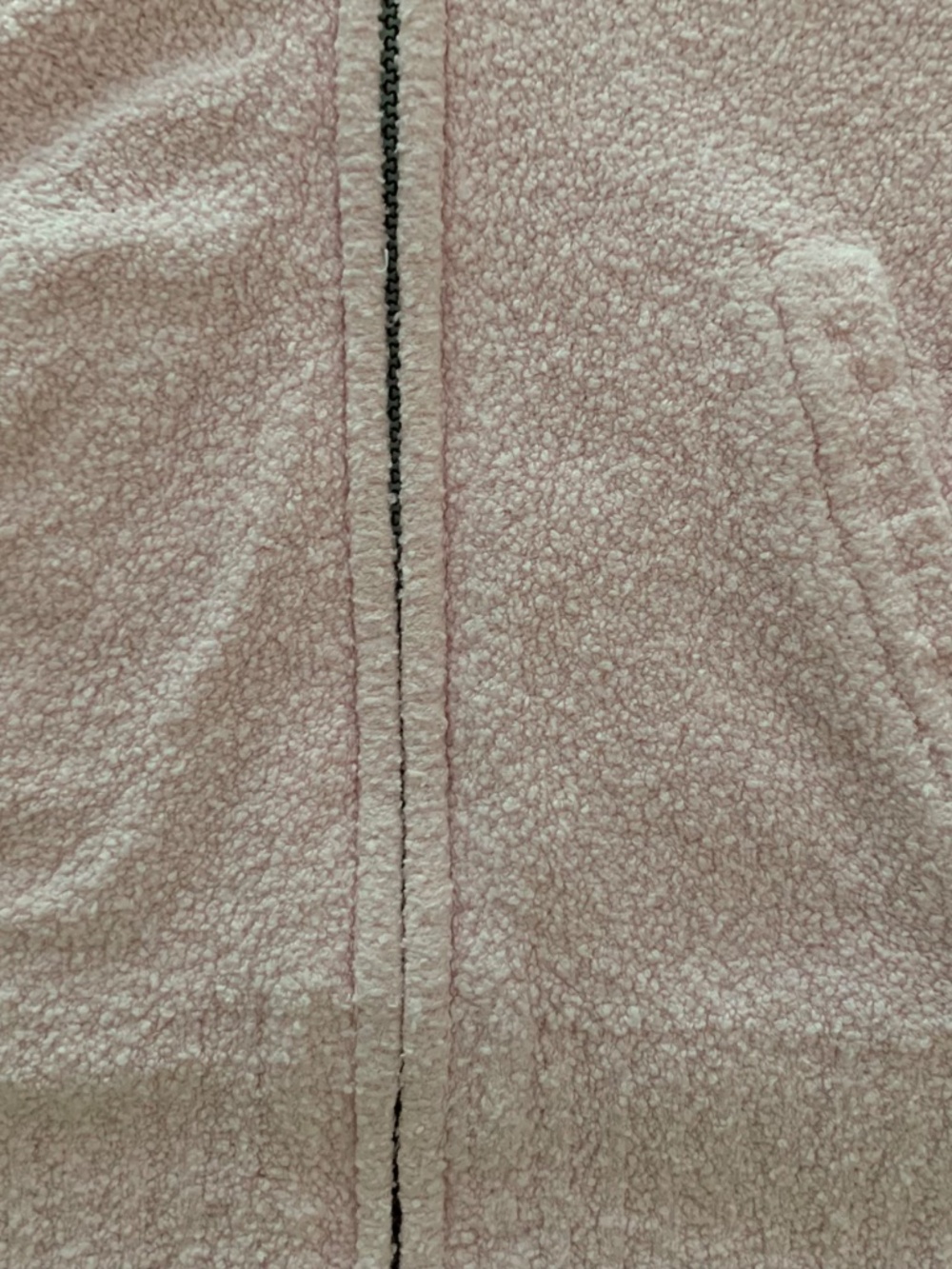 Vintage Banana Republic M Pink Cotton Blend Bouclé Full Zip Sweater Jacket - Picture 9 of 12